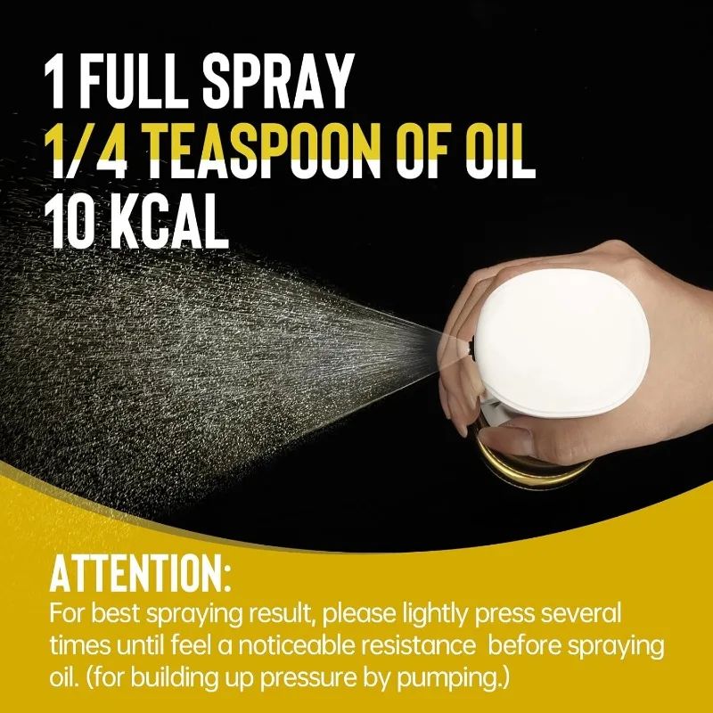 Spray de óleo para cozinhar-dispensador de azeite garrafa pulverizador névoa-reu