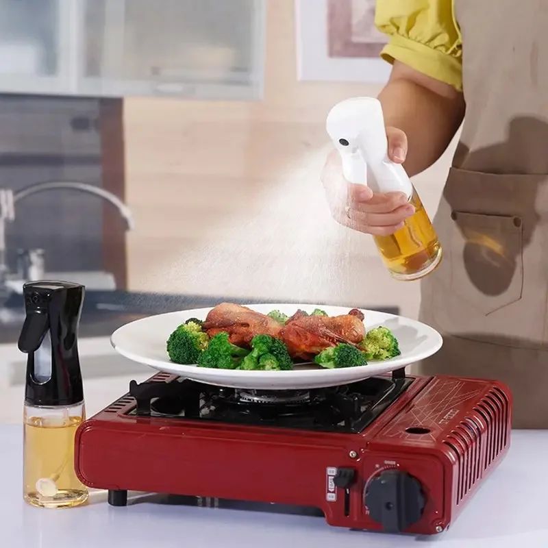 Spray de óleo para cozinhar-dispensador de azeite garrafa pulverizador névoa-reu