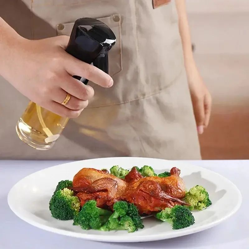 Spray de óleo para cozinhar-dispensador de azeite garrafa pulverizador névoa-reu
